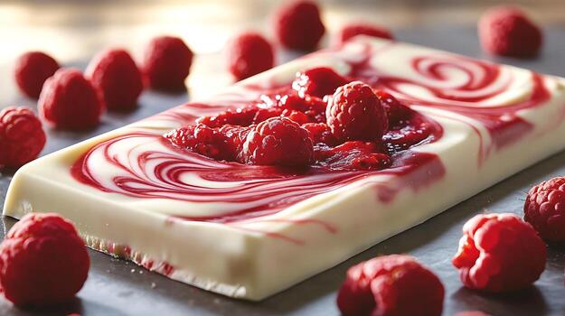 Raspberry White Chocolate Cookies & Cream